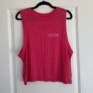 NWT Spiritual Gangster Kindness Balance Tank in Ruby size Medium